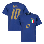 Italien T-shirt 2006 Totti Francesco Totti Blå