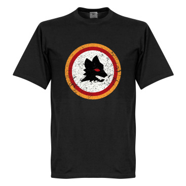 Roma T-shirt Vintage Crest Svart