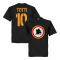 Roma T-shirt Vintage Crest With Totti 10 Francesco Totti Svart