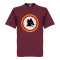 Roma T-shirt Vintage Crest Barn Rödbrun