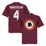 Roma T-shirt Retro Nainggolan 4 Rödbrun