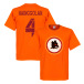 Roma T-shirt Retro Nainggolan 4 Orange