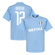 Napoli T-shirt Hamsik Ljusblå