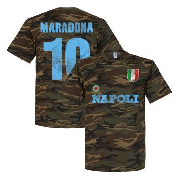 Napoli T-shirt Diego Maradona Svart