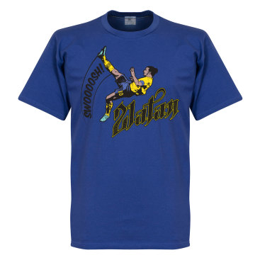 Sverige T-shirt Zlatan Ibrahimovic Blå