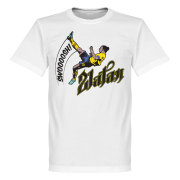 Sverige T-shirt Bicycle Kick Football Barn Zlatan Ibrahimovic Vit