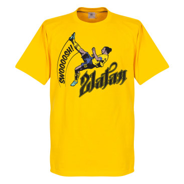 Sverige T-shirt Bicycle Barn Zlatan Ibrahimovic Gul