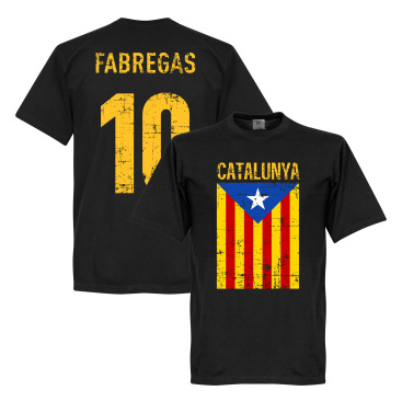 Catalunya T-shirt Fabregas Cesc Fabregas Svart