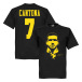 Manchester United T-shirt Cantona Silhouette Eric Cantona Svart