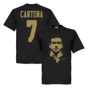 Manchester United T-shirt Cantona Silhouette 7 Svart/guld