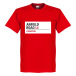 Liverpool T-shirt Anfield Road Sign Röd