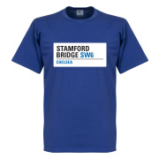 Chelsea T-shirt Stamford Bridge Sign Blå