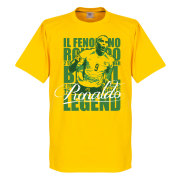 Brasilien T-shirt Legend Luis Nazario De Lima Legend Ronaldo Gul
