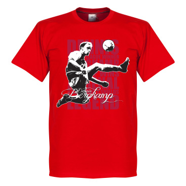 Arsenal T-shirt Legend Dennis Bergkamp Legend Röd