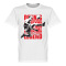 Arsenal T-shirt Legend Dennis Bergkamp Legend Vit
