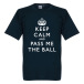 Keep Calm And Pass M T-shirt Culture Keep Calm And Pass Me The Ball Mörkblå
