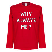 Milan T-shirt Why Always Me Long Sleeve Mario Balotelli Röd