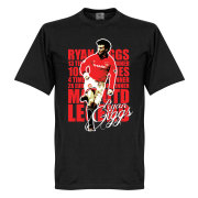 Manchester United T-shirt Legend Legend Ryan Giggs Svart