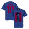 Barcelona T-shirt Messi 10 Lionel Messi Blå