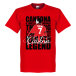 Manchester United T-shirt Legend Legend Eric Cantona Röd