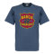 Barcelona T-shirt Winners 22 Champions Crest Blå