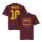 Barcelona T-shirt Winners Messi 10 Champions Crest Lionel Messi Vinröd
