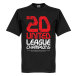Manchester United T-shirt Winners United 20 League Champions Svart