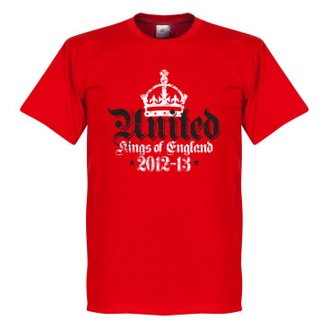 Manchester United T-shirt Winners United 12-13 Kings Of England Röd