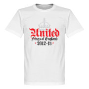 Manchester United T-shirt Winners United 12-13 Kings Of England Vit