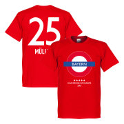 Bayern München T-shirt Bayern Underground  Müller 25 Thomas Muller Röd