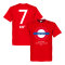 Bayern München T-shirt Bayern Undergrougnd  Ribery 7 Frank Ribery Röd