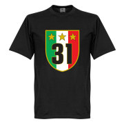 Juventus T-shirt Winners 31 Campione Svart