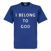 Chelsea T-shirt I Belong To God Blå