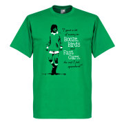 Manchester United T-shirt George Best Grön