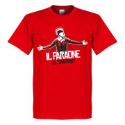 Milan T-shirt El Shaarawy Milan Football Stephan El Shaarawy Röd