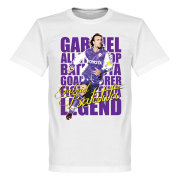 Fiorentina T-shirt Legend Batistuta Legend Vit