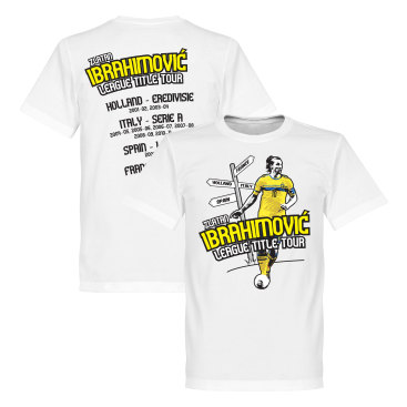 Sverige T-shirt Tour Zlatan Ibrahimovic Vit