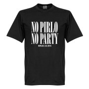 Juventus T-shirt No Pirlo No Party Berlin Final Andrea Pirlo Svart