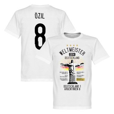 Tyskland T-shirt Winners Road To Victory Özil Mesut Ozil Vit