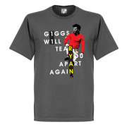 Manchester United T-shirt Giggs Will Tear You Apart Ryan Giggs Mörkgrå