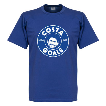 Chelsea T-shirt Costa Goals Diego Costa Blå