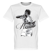 Real Madrid T-shirt Legend Raul Legend Vit