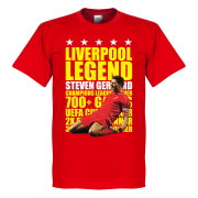 Liverpool T-shirt Legend Steven Gerrard Röd/gul