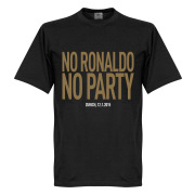 Real Madrid T-shirt No Ronaldo No Party Cristiano Ronaldo Svart