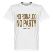 Real Madrid T-shirt No Ronaldo No Party Cristiano Ronaldo Vit