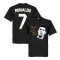 Real Madrid T-shirt Ronaldo Player Of The Year Cristiano Ronaldo Svart