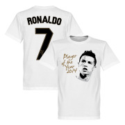 Real Madrid T-shirt Ronaldo Player Of The Year Barn Cristiano Ronaldo Vit