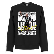 Newcastle Tröja Shearer Legend Sweatshirt Svart