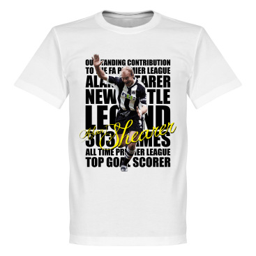 Newcastle T-shirt Legend Shearer Legend Vit