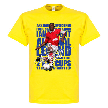 Arsenal T-shirt Legend Ian Wright Legend Gul